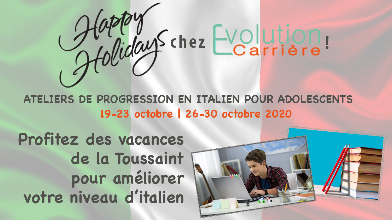 Ateliers d'italien pour ados - vacances scolaires