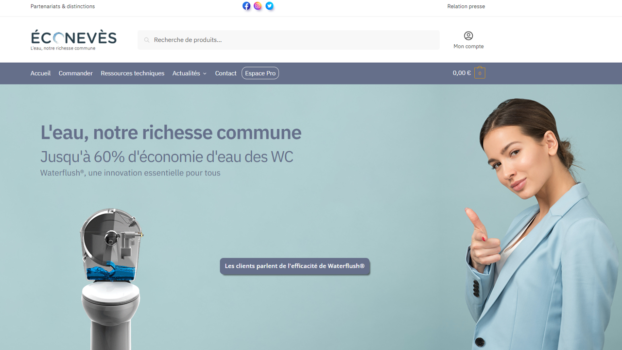 création de site internet Econevès